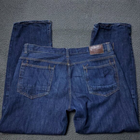 Zoo York Straight Jeans Denim Cotton Blue Mens Size 38x31 - Picture 1 of 12